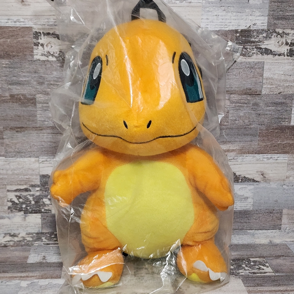 Pokemon Charmander Backpack Plush 14" Adjustable Straps 2016 Rare New With Tags